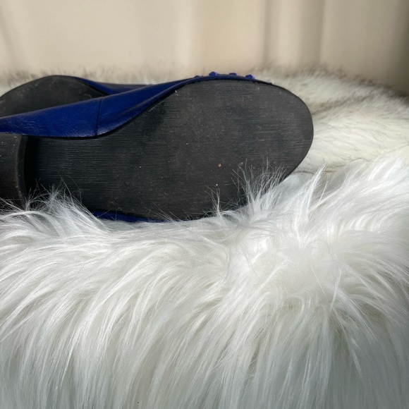 Steve Madden Blue Studded Flats - Picture 7 of 10